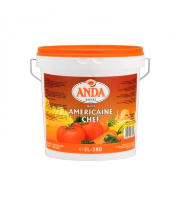 ANDA american chef saus 3 L - Délices du nord les produits de Belgique et du nord de la France